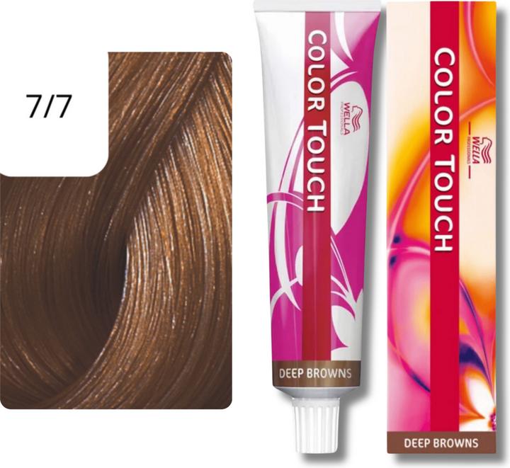 Actual product image Wella Color Touch Deep Browns (7/7 medium blonde brown)