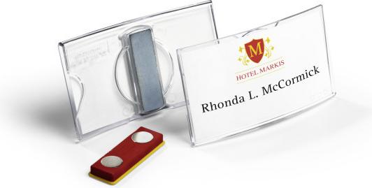 Image du produit Durable Badge nominatif avec aimant