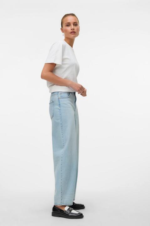 Actual product image Vero Moda VMBILLIE Hohe Taille Barrel Fit Jeans Mom Jeans (W25/L30)