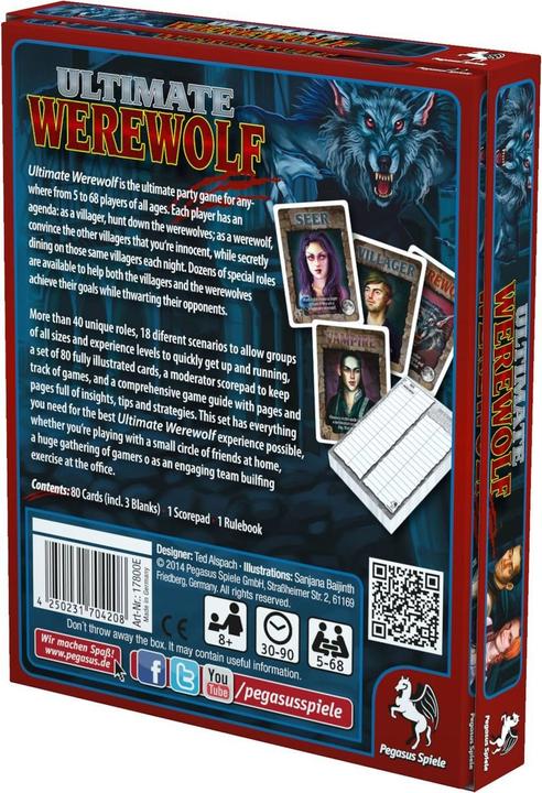 Produktbild Lautapelit Ultimate Werewolf (English) (Englisch)