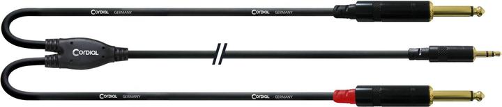 Actual product image Cordial CFY 3 WPP - Y-adapter cable (3 m, 3.5mm jack (AUX), 6.3mm jack)