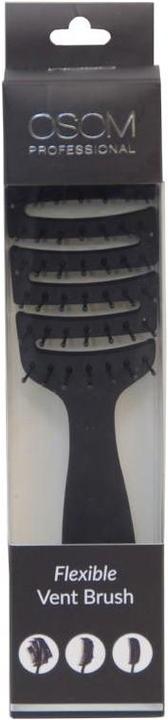 Immagine prodotto ISO Professional Spazzola per capelli, nylon, rettangolare OSOM99569