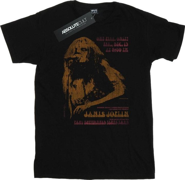 Actual product image Janis Joplin Mens Madison Square Garden T-Shirt (L)