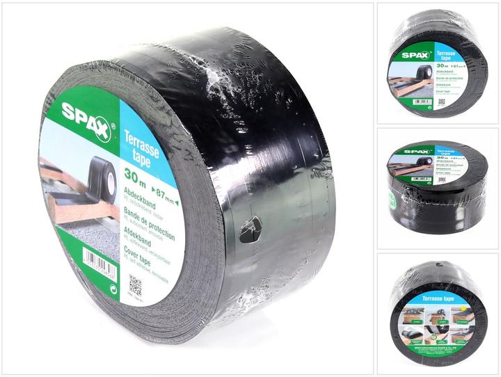 Produktbild Spax Terassenklebeband zum Schutz der Holzkonstruktion B=87mm, L=30m, Stärke 0,5mm (87 mm)