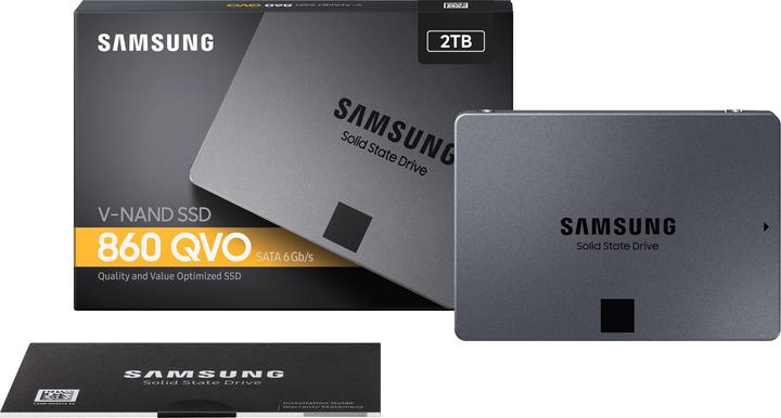 Actual product image Samsung 860 QVO (2000 GB, 2.5")