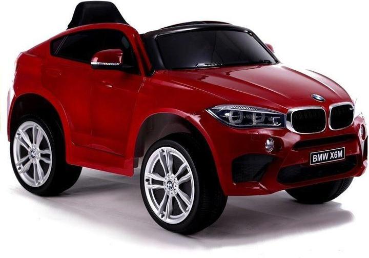 Lean Toys Electric car for children BMW X6, red lacquered
