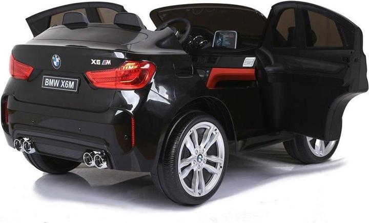Immagine prodotto Lean Toys Auto elettrica doppia BMW X6M, laccata nera