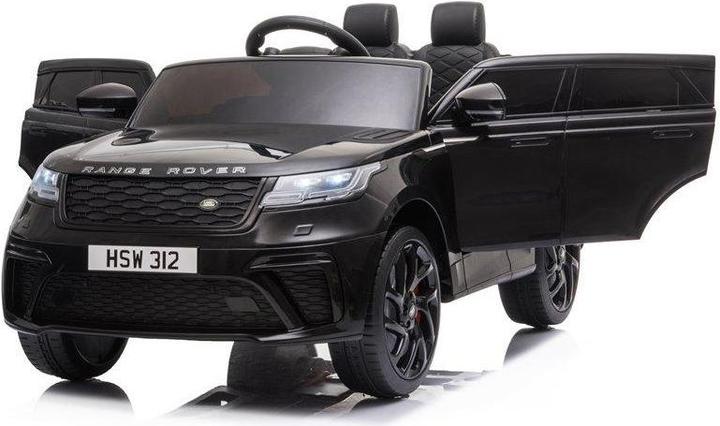 Produktbild Lean Toys Range children's electric car Range Rover black lacquered (12 V)