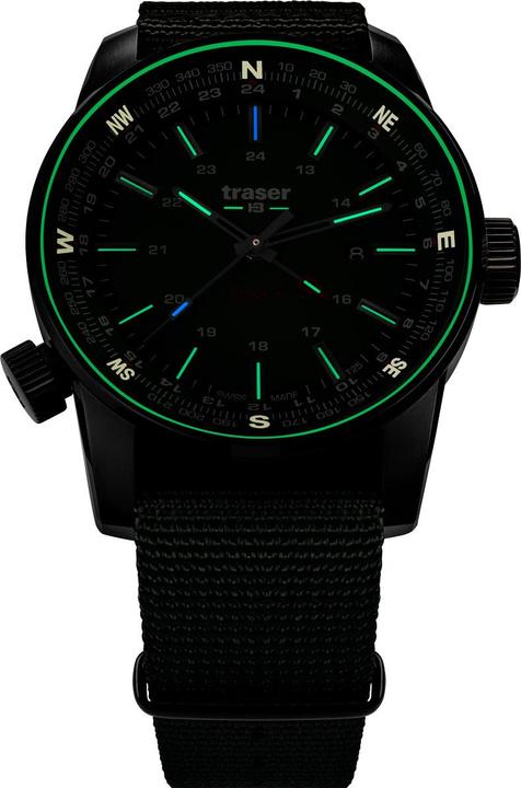 Actual product image Traser P68 Pathfinder GMT (Analogue wristwatch, 46 mm)