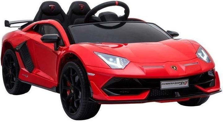 Actual product image Lean Toys Double electric car for children Lamborghini Aventador red