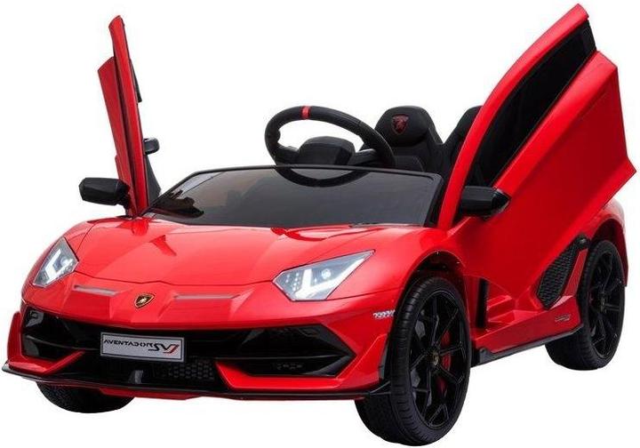 Actual product image Lean Toys Double electric car for children Lamborghini Aventador red