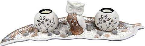 Image du produit Bekos Set de porte-bougies chauffe-plat avec hibou décoratif