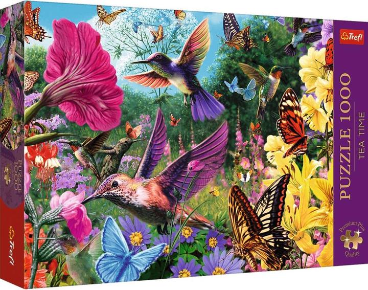 Actual product image Trefl Puzzle Premium Plus 1000 - A garden for the birds (1000 pieces)