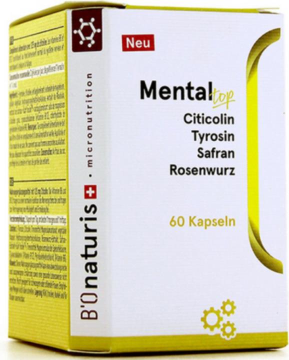 Immagine prodotto B'Onaturis BIONATURIS Mental Top Caps Ds 60 (60 Pezzo/i, Pillole, 70 g)