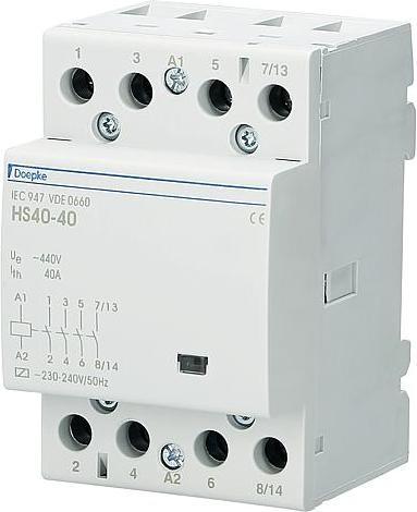 Actual product image Doepke Inst.contactor HS40-40/230V 4S 40A 230V HS40-40/230V