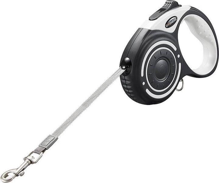 Actual product image Dogness automatic leash with flashlight and bag container (gray) (Dog, General)