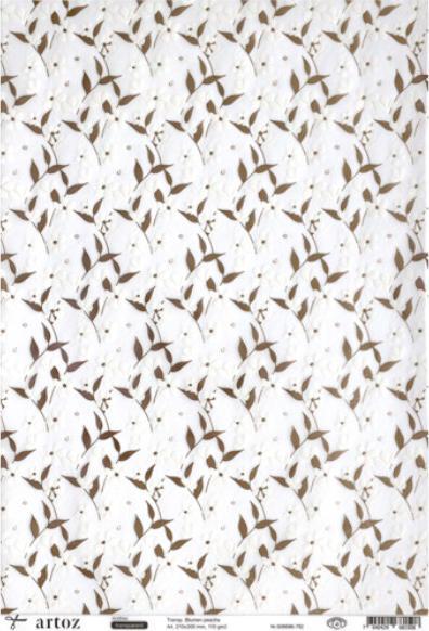 Actual product image Artoz Aufkleber transparente Blumen Peache