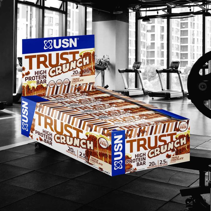 Actual product image USN Trust Crunch Bar (Chocolate, 1 pcs., 720 g)