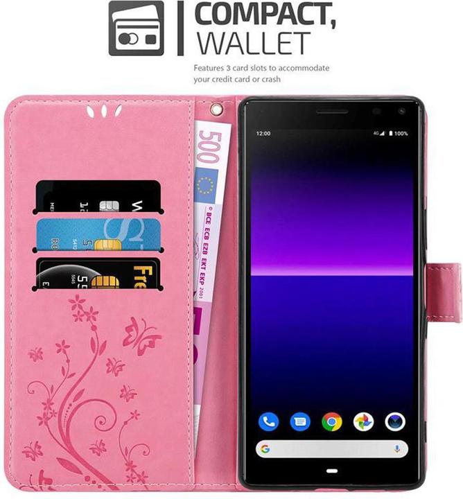 Productafbeelding Cadorabo Bloemen Boekomslag (Xperia 8)