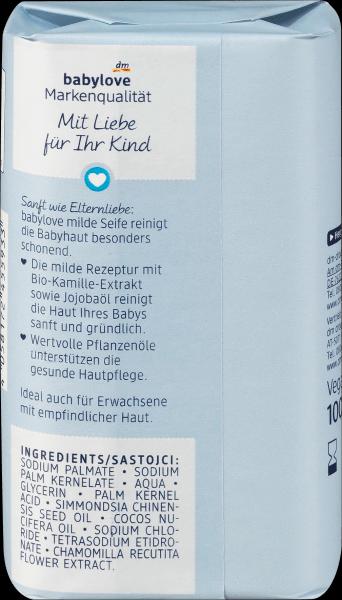 Produktbild dm babylove Seifenstück milde Babyseife sensitive