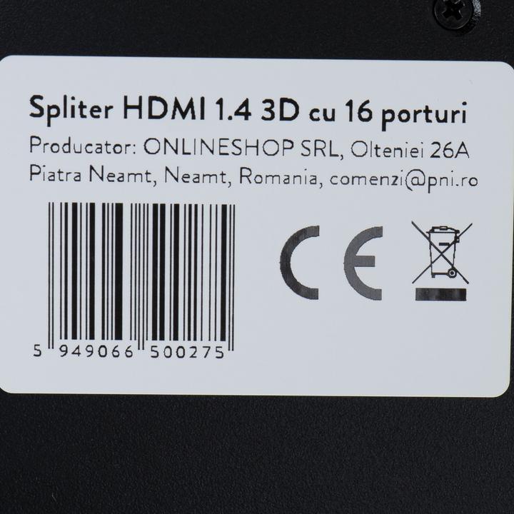 Produktbild PNI HDMI 1.4 3D-Splitter mit 16 UltraHD 4Kx2K-Anschlüssen
