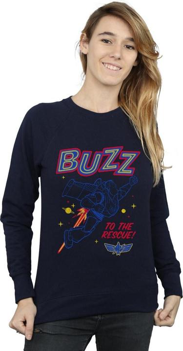 Actual product image Disney Womens/Ladies Toy Story 4 Buzz To The Rescue Sweatshirt (M)
