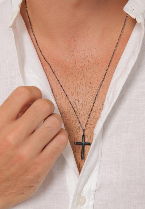 Produktbild Kuzzoi Kreuz (925er Silber, 60 cm)