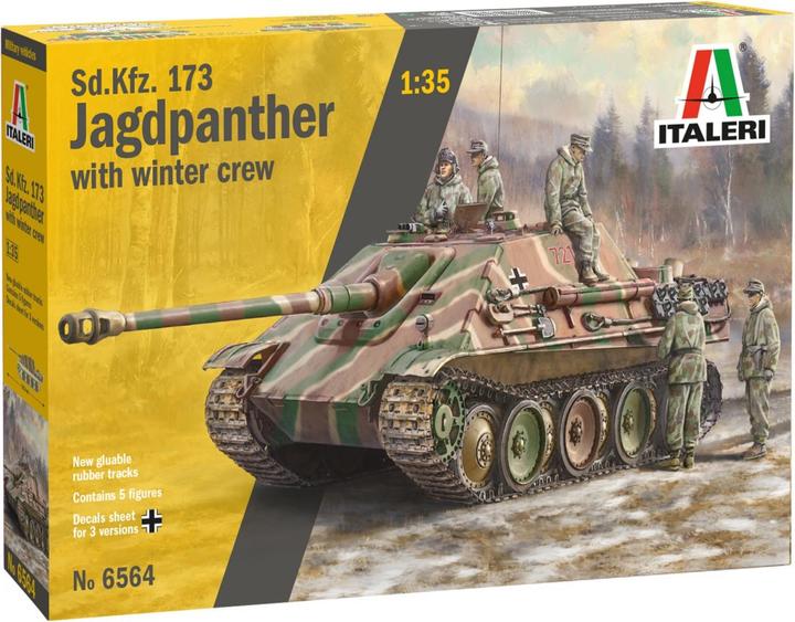 Immagine prodotto Italeri 1:35 Sd.Kfz.173 Jagdpanther+equipaggio invernale