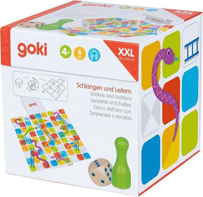 Immagine prodotto Goki Serpenti e scale XXL in un cubo pieghevole