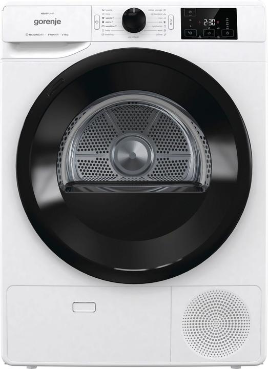 Actual product image Gorenje DNE82/GN Heat pump dryer A++ 8kg half load TwinAir (8 kg)