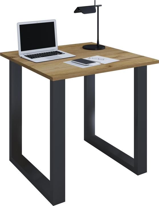 Produktbild VCM Schreibtisch Computertisch Lona U SW (80 x 50 x 76 cm)
