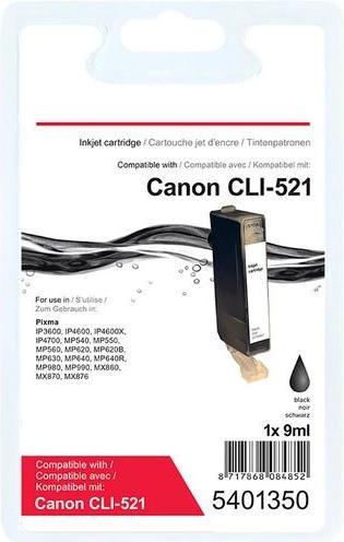 Produktbild Office Depot Tintenpatrone Kompatibel Canon CLI-521BK Schwarz