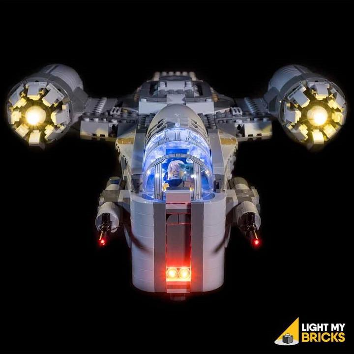 Actual product image Light my bricks LED Light Set for LEGO Stars Wars - The Mandalorian - Bounty Hunter Transporter
