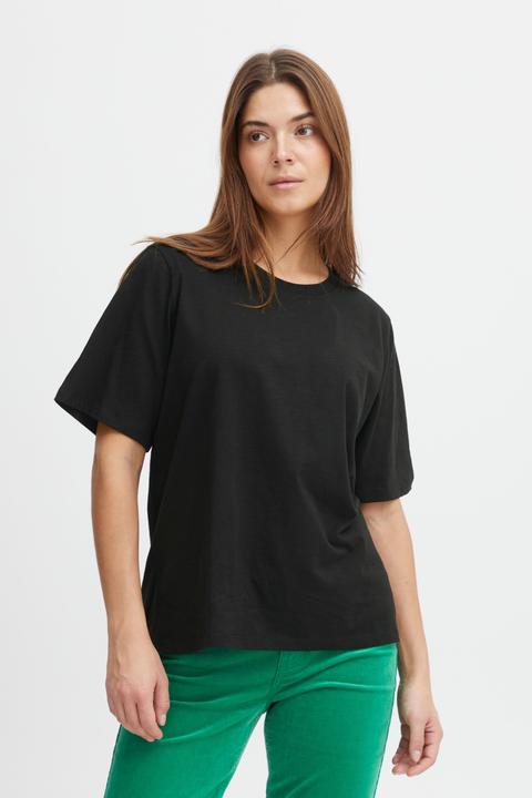 Actual product image Pulz Jeans PZBRIT 0-Neck Tshirt - 50207421 (L)