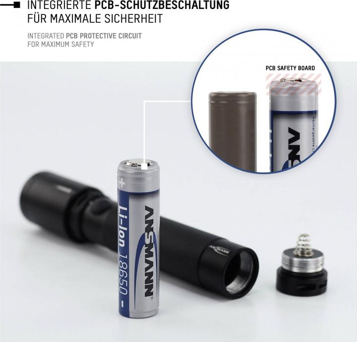 Immagine prodotto Ansmann Li-Ion 18650 (1 pz., 18650, 2600 mAh)
