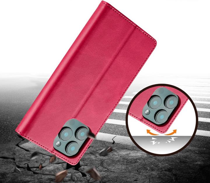 Actual product image LC.Imeeke iPhone 16 Pro - leather case cover (Apple iPhone 16 Pro)