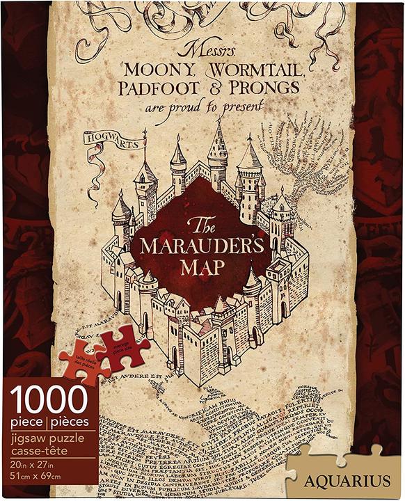 Produktbild Aquarius Harry Potter Puzzle Die Karte des Rumtreibers (1000 Teile) (1000 Teile)