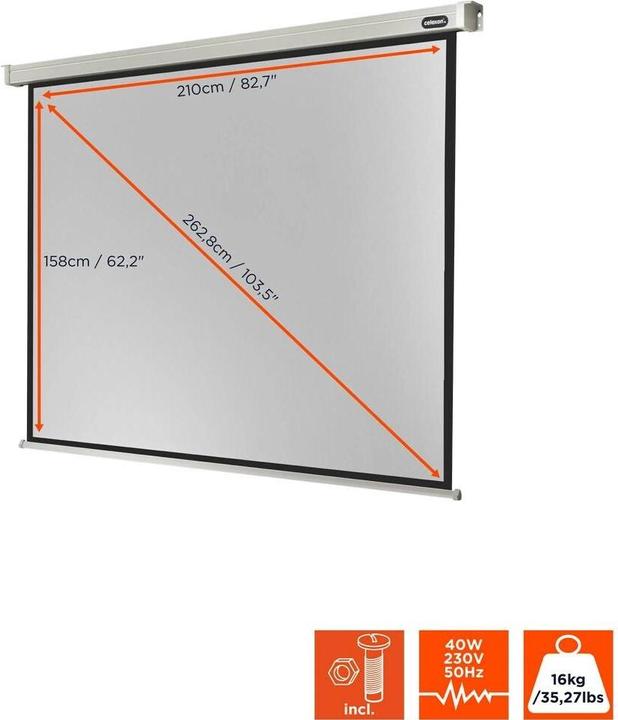 Produktbild Celexon Motor Professional, Leinwand, 4:3 (103.15", 4:3)