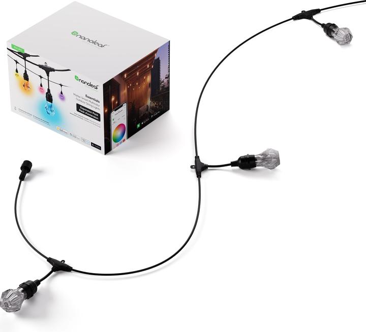 Produktbild Nanoleaf Essentials Matter Smart Outdoor-Lichterketten-Erweiterungspackung (15 m)