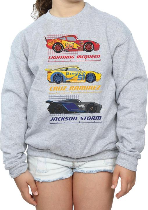 Produktbild Disney Cars Racer Profile Sweatshirt Mädchen (140, 146)