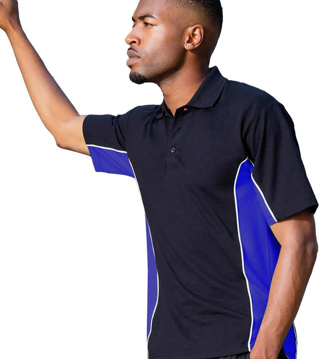 Actual product image Gamegear Track piqué polo shirt short sleeve inserts in contrasting colour (XL)