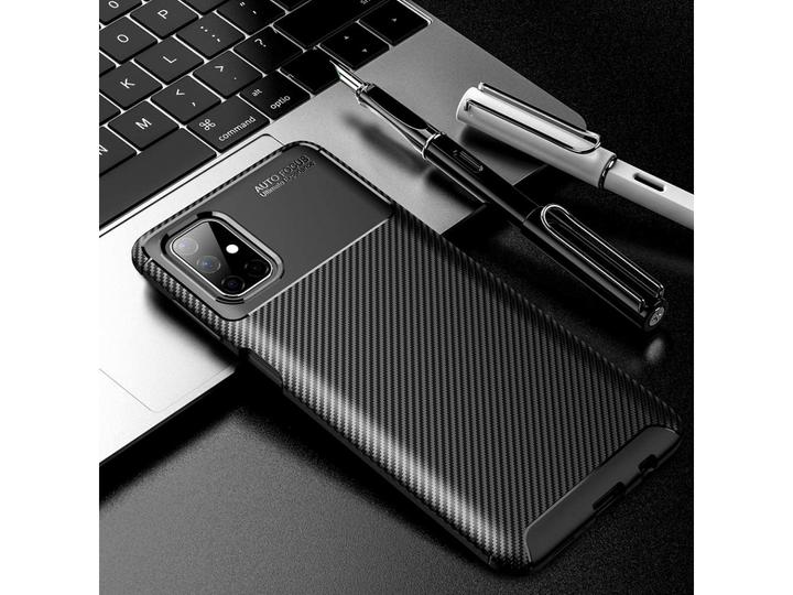 Image du produit Screenguard Samsung Galaxy M51 Housse Design en carbone TPU Case (Samsung Galaxy M51)