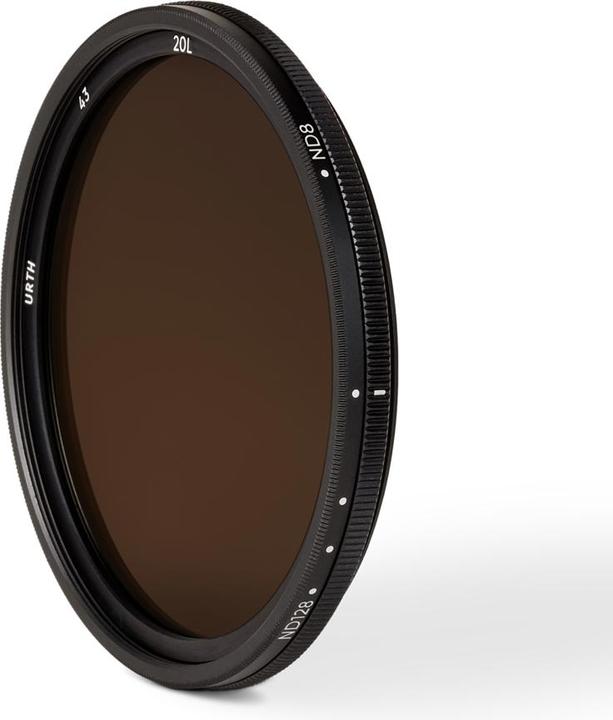 Produktbild Urth 43mm ND8 128 (3 7 Stop) Variable ND Lens Filter (Plus+) (ND- / Graufilter, 43 mm)