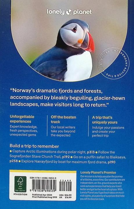 Produktbild Norway (Englisch, Anthony Ham, Gemma Graham, Hugh Francis Anderson, Annika Hipple, 2024)