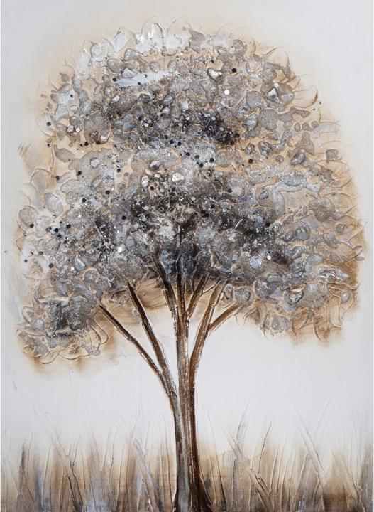 Produktbild Eurofirany Bilderbaum 2 Hand -auf Leinwand mit Kristallen und silbernen Akzenten 50 x 70 cm gebunden (50 x 70 cm)