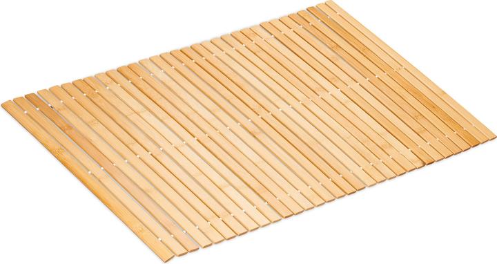 Immagine prodotto Relaxdays Tappeto-in-bambù da-bagno (80 x 50 x 1 cm)