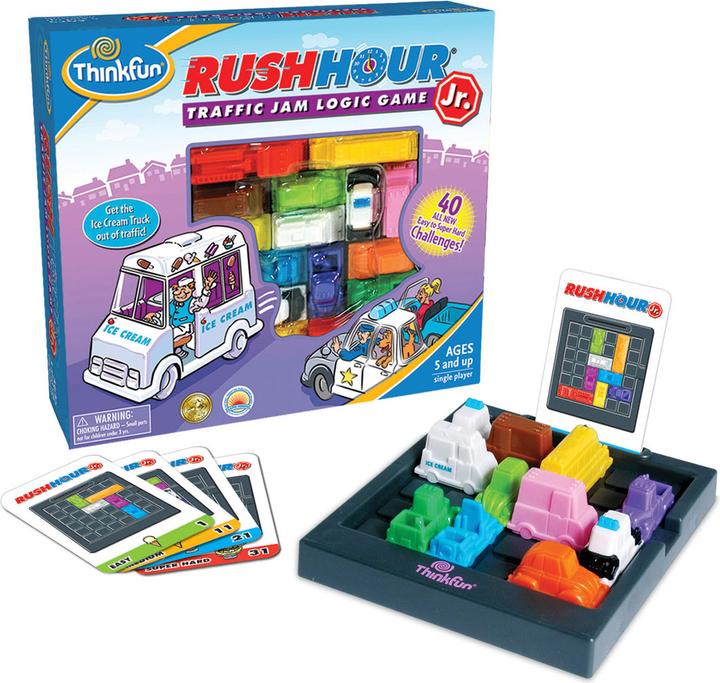 Image du produit Thinkfun Rush Hour Junior (Allemand, Espagnol, Français, Italien, Islandais, Portugais, Anglais)