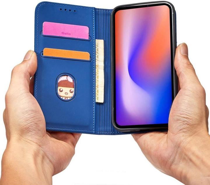Immagine prodotto Hurtel Custodia a calamita per iPhone 12 Pro cover portafoglio porta carte blu (Apple iPhone 12 Pro)