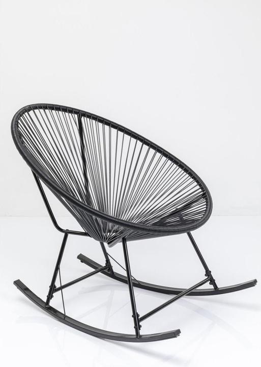 Produktbild Kare Design Schaukelstuhl Acapulco Schwarz