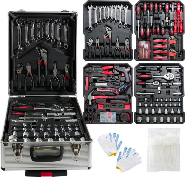 Arebos Werkzeugkoffer (1200 Teile)